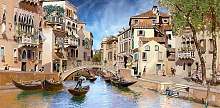 Фотообои Венеция Divino Decor Фотопанно 3-х полосные H-032